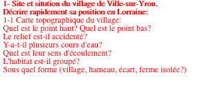 1- Site et sitution du
